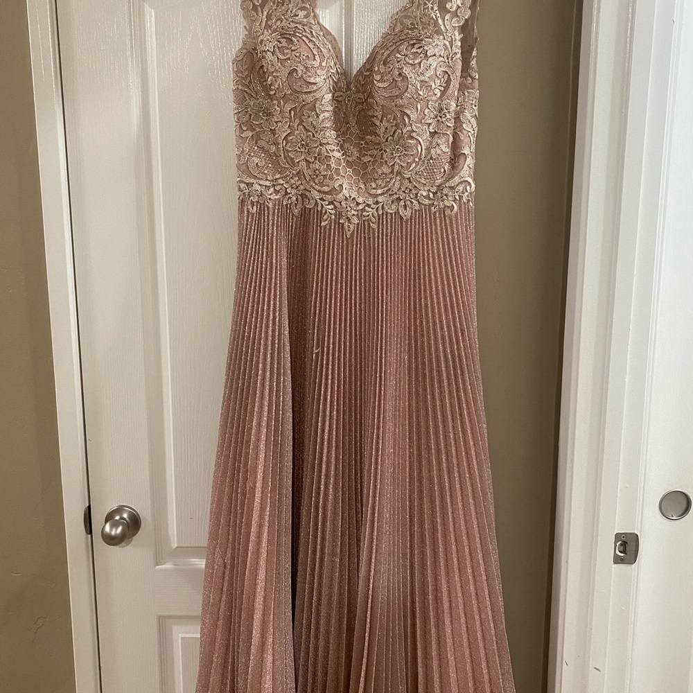 Cinderella Divine Gold and Cream Gown